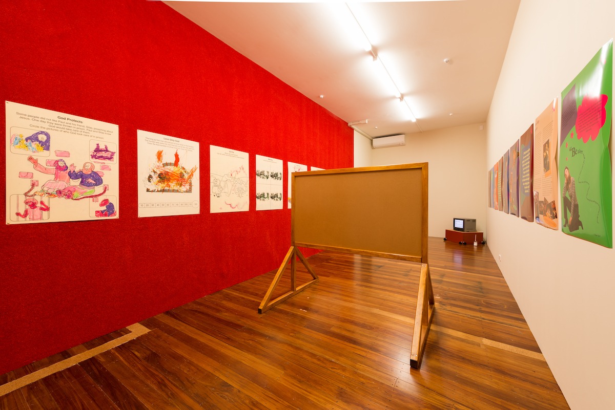 Shelter House installation view. Photo: Mitchell Bright.